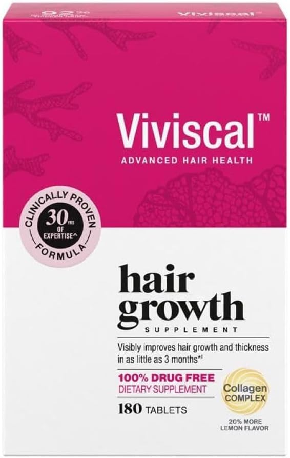Viviscal Hair Growth Supplements for Women – 180 Tablets