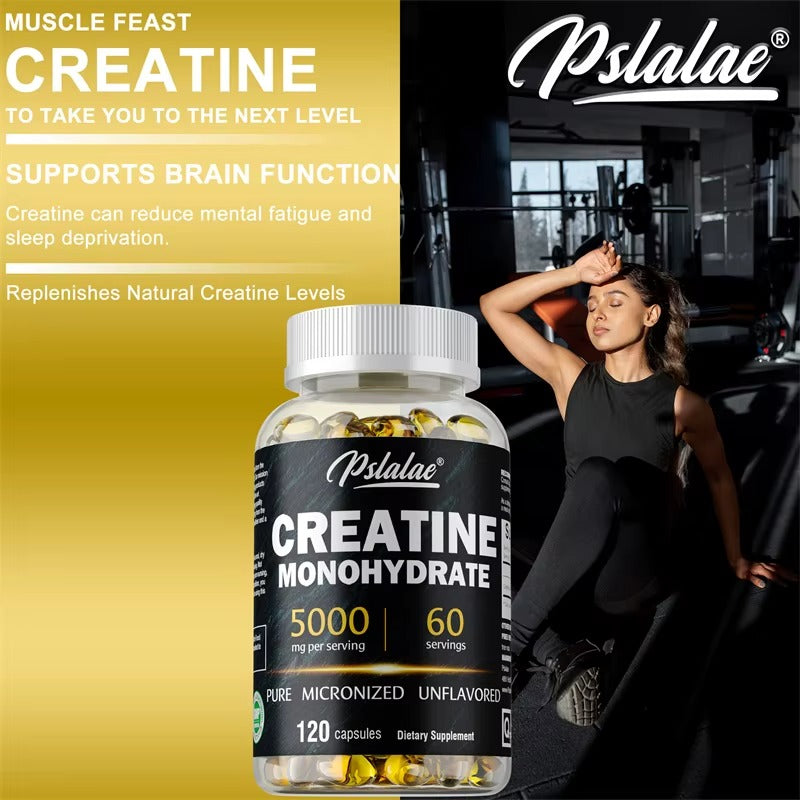Creatine Monohydrate Capsules – Muscle & Performance Support