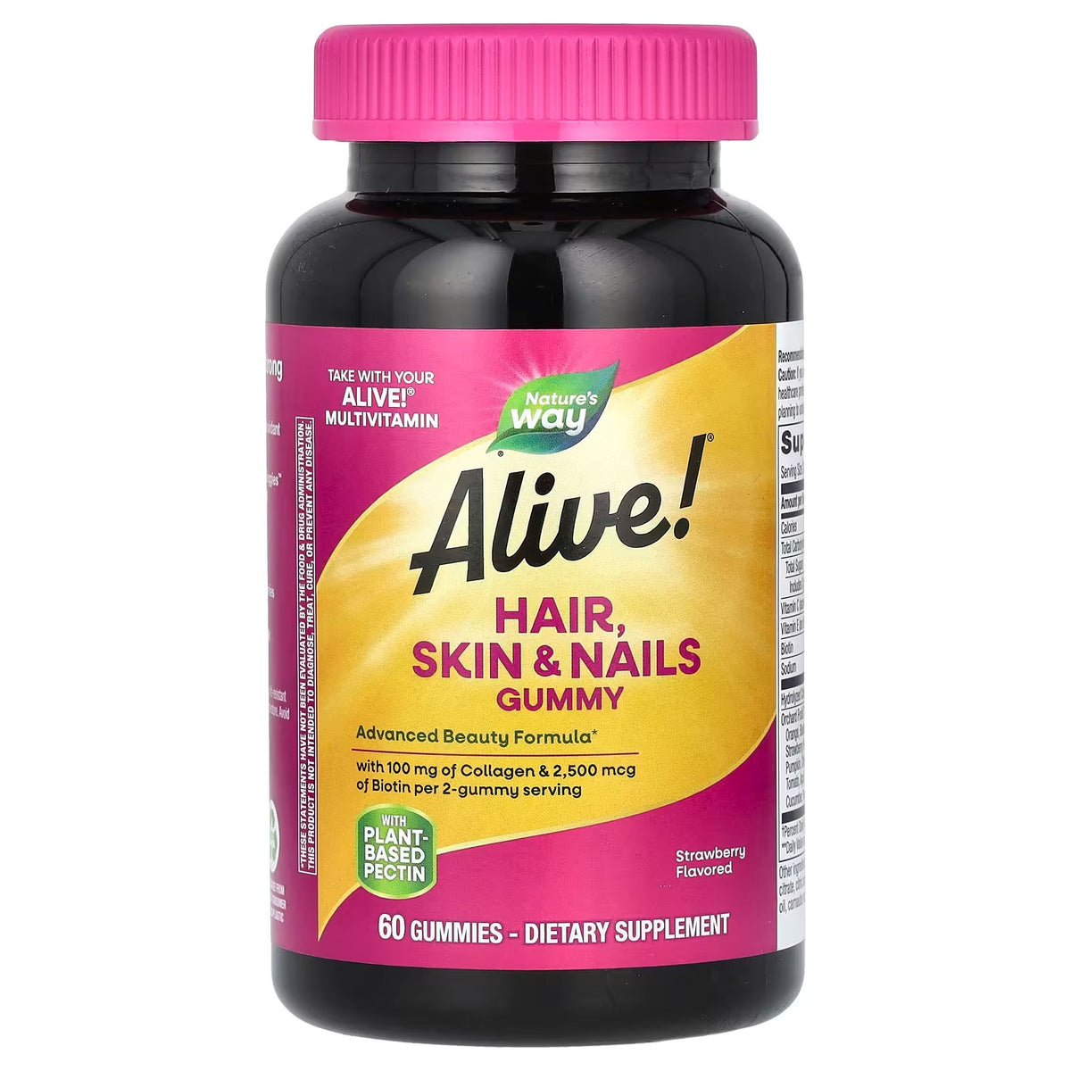 Nature’s Way Alive! Hair, Skin & Nails Gummies – 60 Gummies