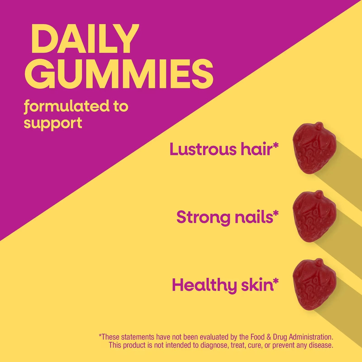 Nature’s Way Alive! Hair, Skin & Nails Gummies – 60 Gummies