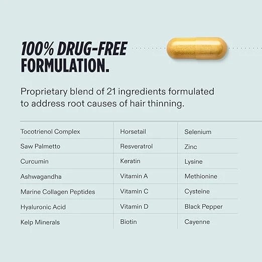 Nutrafol Men’s Hair Growth – Clinically Tested for Thicker, Fuller Hair & Scalp Coverage (1-Month Supply)