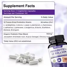Probiotic 50 Billion CFU – Gut & Digestive Health Support