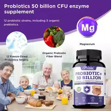 Probiotic 50 Billion CFU – Gut & Digestive Health Support