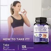 Probiotic 50 Billion CFU – Gut & Digestive Health Support