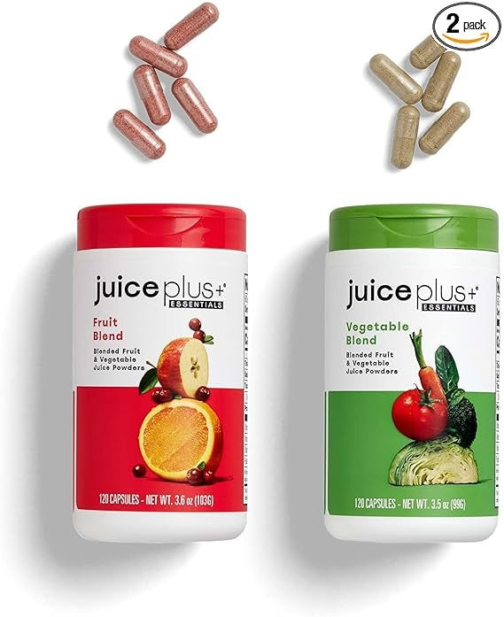 JuicePlus+ Fruit & Vegetable Blend Capsules – 120 Servings Whole Food Nutrition