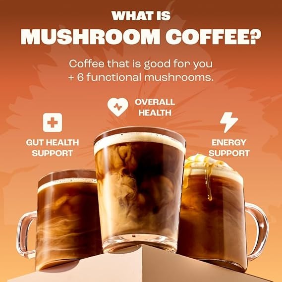 RYZE Mushroom Coffee – Organic Energy Blend (Medium Roast)