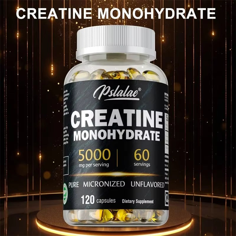 Creatine Monohydrate Capsules – Muscle & Performance Support