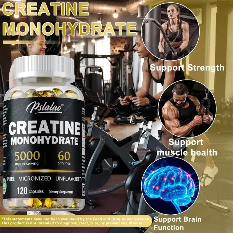 Creatine Monohydrate Capsules – Muscle & Performance Support